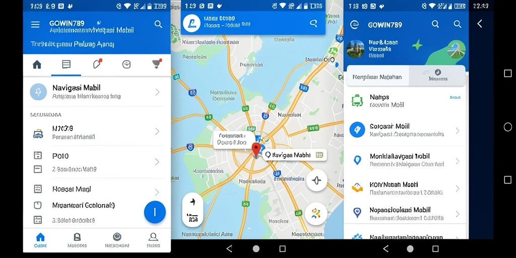 Antarmuka GOWIN789 yang mudah digunakan untuk Navigasi Mobil.