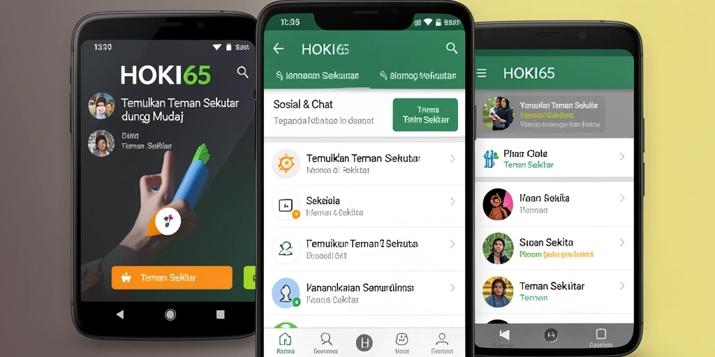 Tampilan HOKI65 yang interaktif dan mudah digunakan untuk mencari teman.